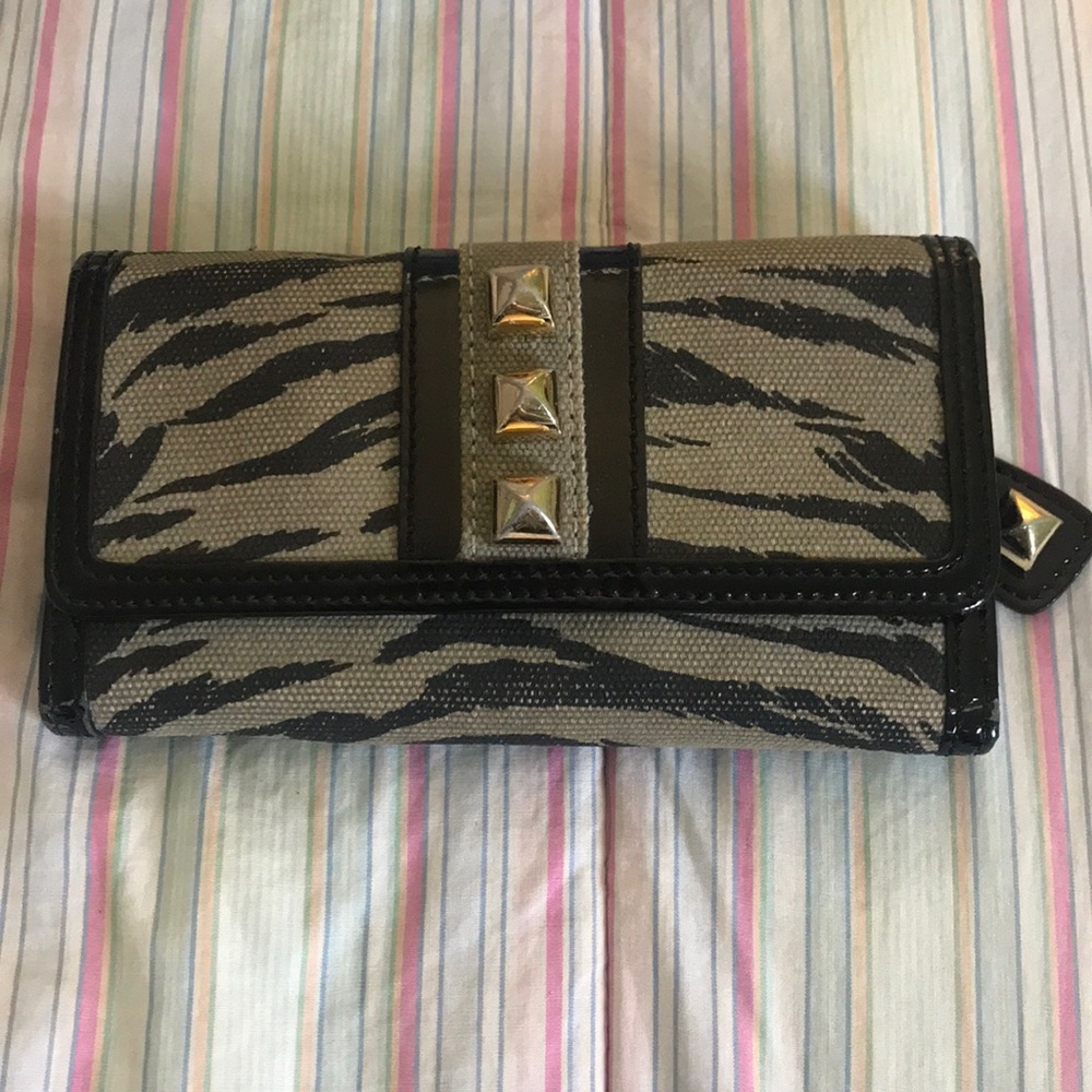 Betsey Johnson Animal Canvas Wallet
